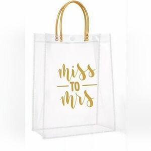 24 Miss to Mrs Bridal Shower Gold Foil Gift Bags - Wedding, Bacholerette, Bride